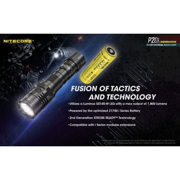 Nitecore P20i 1800lm lukturis