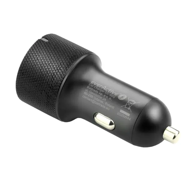 everActive CC-50Q Car Charger with USB QC3.0 and USB-C PD 75W