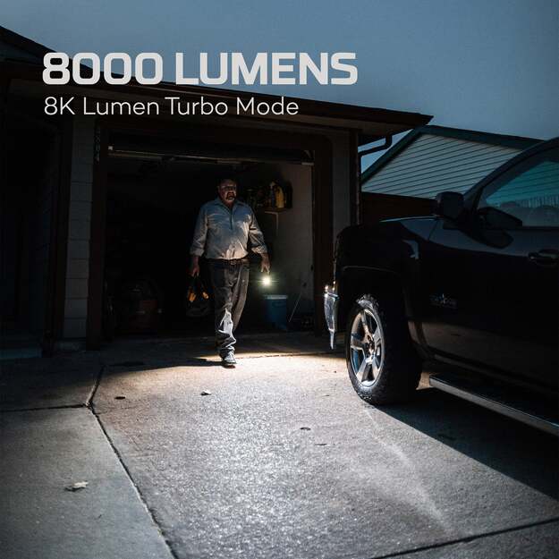 NEBO DAVINCI 8000 uzlādējams lukturis 8000 lm