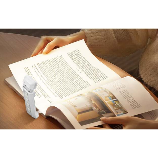 Выдвижной светильник для книг Glocusent GLCSNTA2603 USB 500 мАч белый