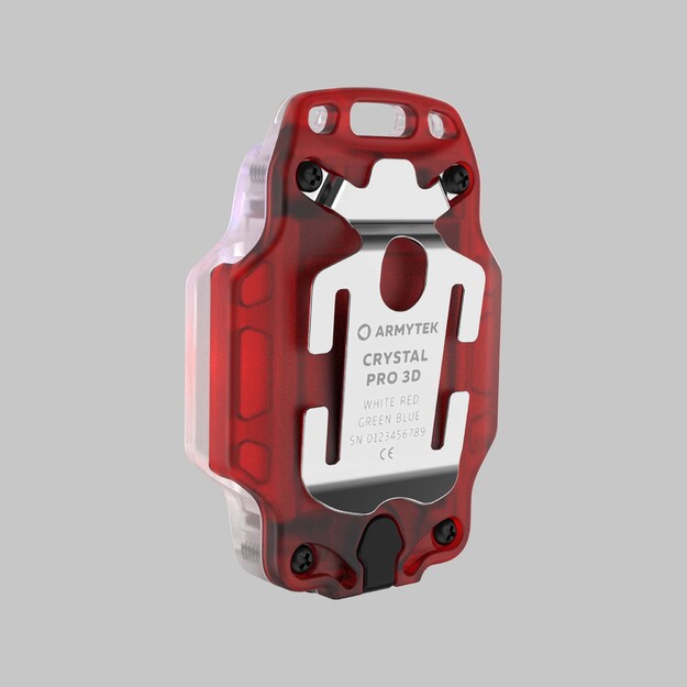 Armytek Crystal Pro 3D sarkans universāls lukturītis F10101R