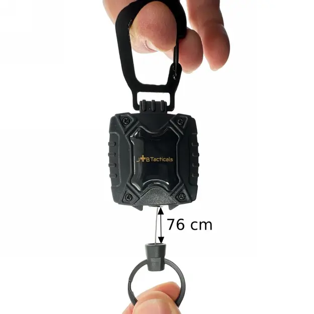 JB Tacticals taktiskais retraktors 75 cm ar karabīni &ndash; JB02