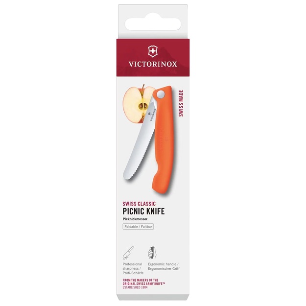 Victorinox Picnic Swiss Classic saliekamais virtuves nazis, Orange 6.7839.FC1