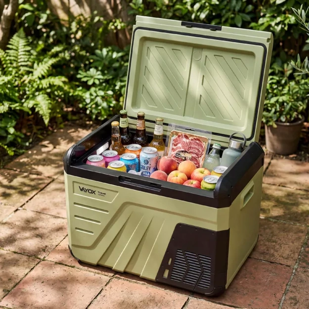 Travel fridge 37L DC 12/24V AC 220-240V, single-chamber, Travel series VA-T37, Vayox