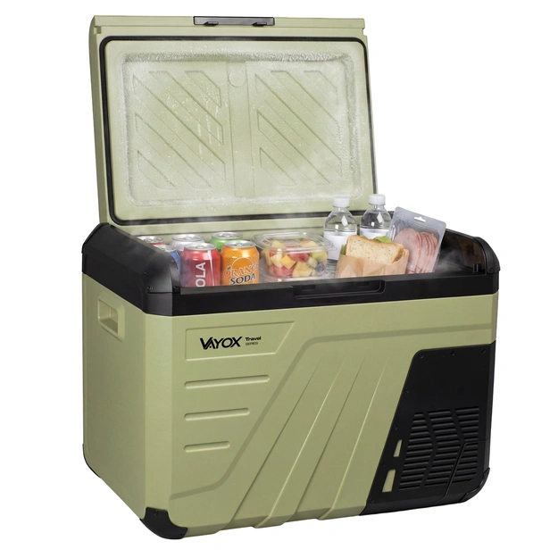 Travel fridge 37L DC 12/24V AC 220-240V, single-chamber, Travel series VA-T37, Vayox
