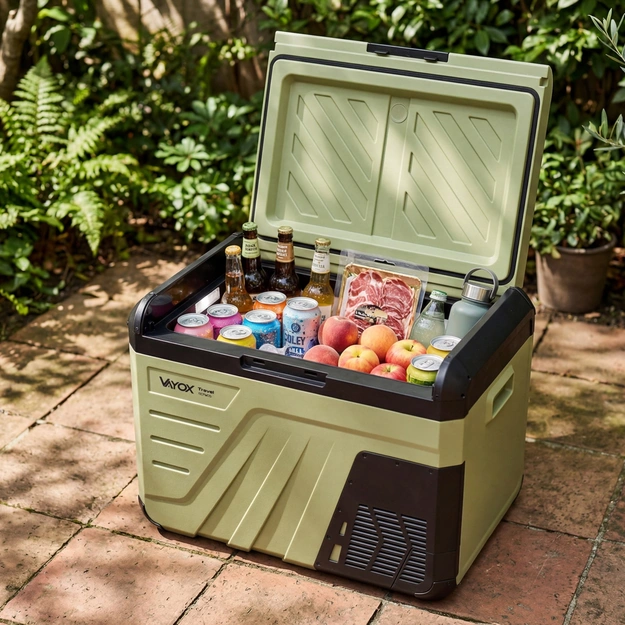 Travel fridge 37L DC 12/24V AC 220-240V, single-chamber, Travel series VA-T37, Vayox