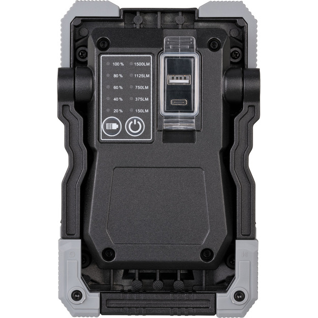 Pārnēsājams gaismeklis LED RUFUS IP65, 15W, 1500lm ar akumulatoru