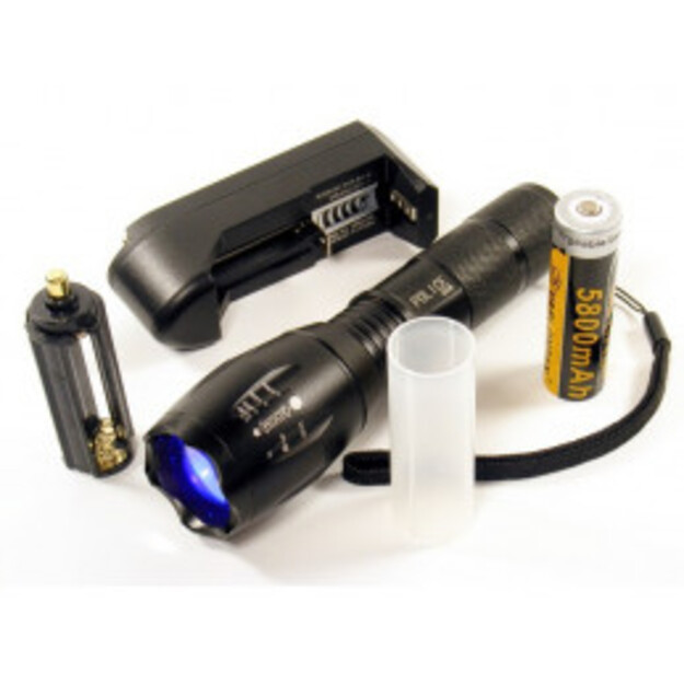 Ultraviolet flashlight 8W LED