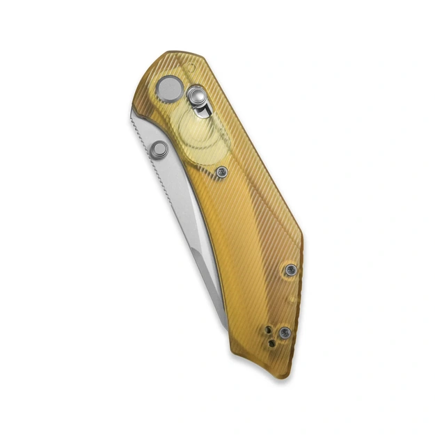 Geo Knife DIVID folding knife Stonewash M390 Blade, Ultem GEO2507K