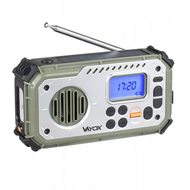 Vayox VA0440 Emergency Radio with Power Bank and Bluetooth