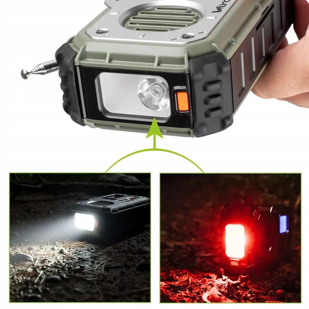 Vayox VA0440 Emergency Radio with Power Bank and Bluetooth