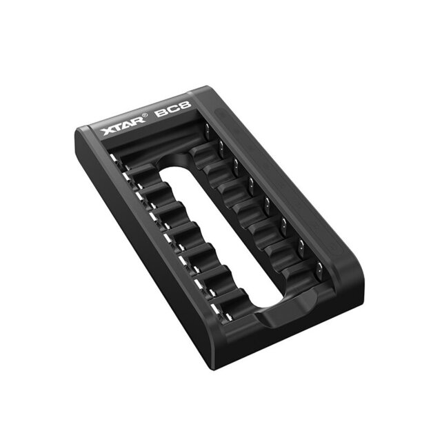 XTAR BC8 lādētājs 1,5 V litija jonu AA / AAA akumulatoriem