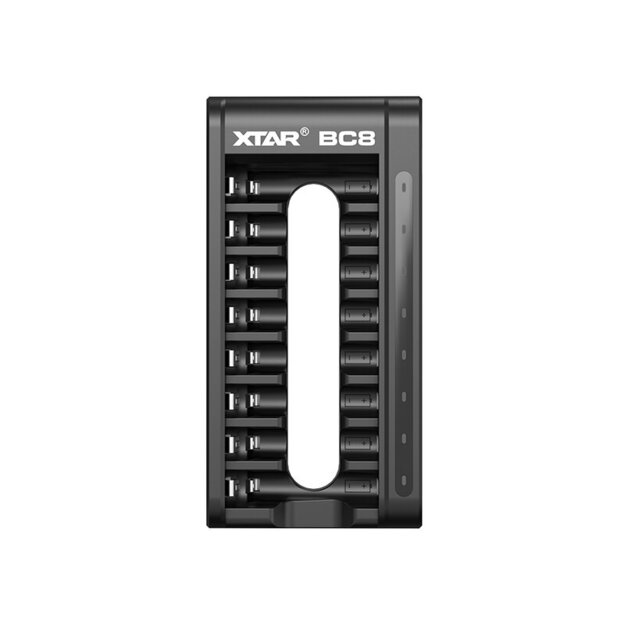 XTAR BC8 lādētājs 1,5 V litija jonu AA / AAA akumulatoriem