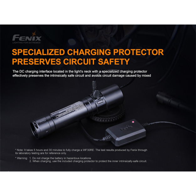 Fenix ​​rokas lukturītis sprādzienbīstamām vidēm 280lm WF30RE