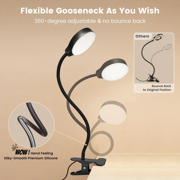 Clip on Reading Light Glocusent