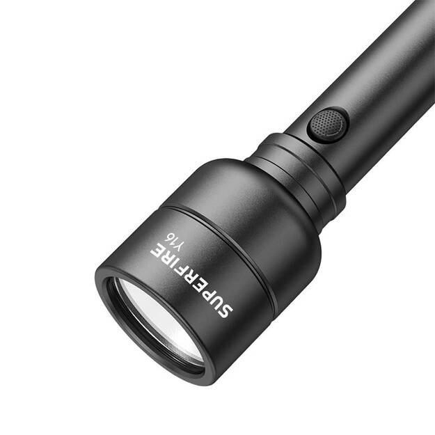Superfire rokas lukturītis Y16, 1700lm, USB-C
