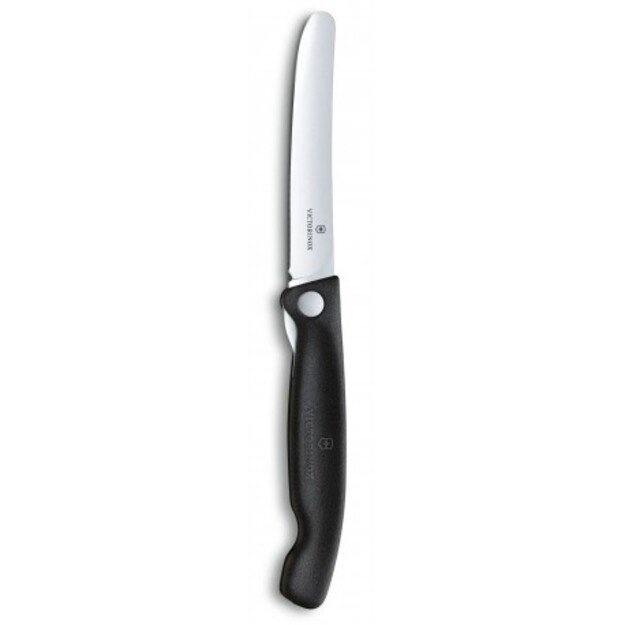 Victorinox melns saliekamais virtuves nazis ar noapaļotu galu 6.7803.FB
