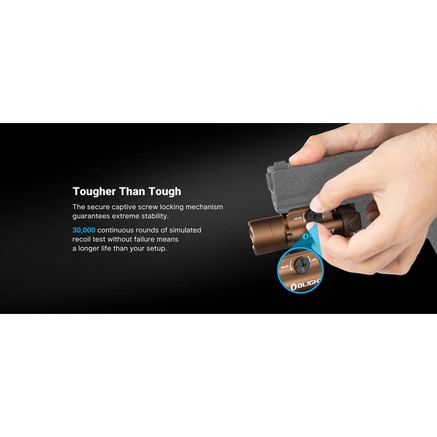 Olight PL Turbo Valkyrie Black, 800 lumen flashlight