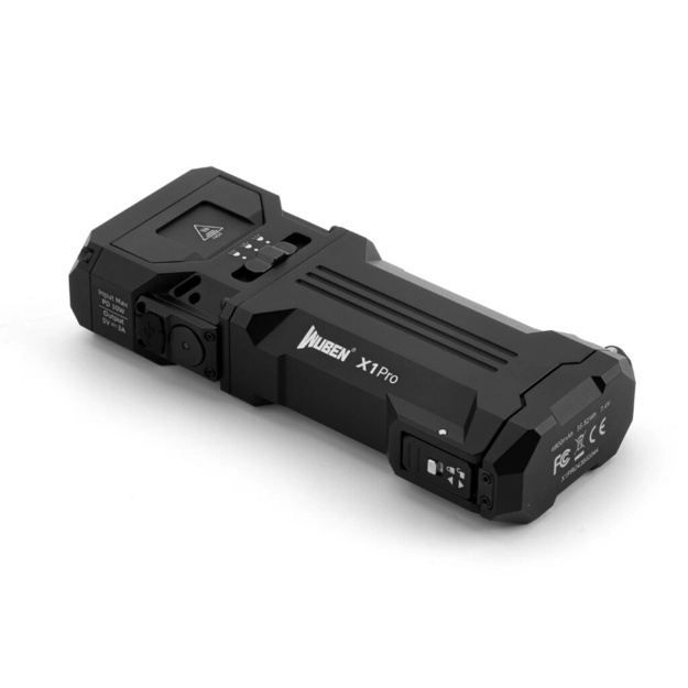 Wuben X1 Pro Lukturis ar Power Bank Funkciju, 12 300 lm - Melns
