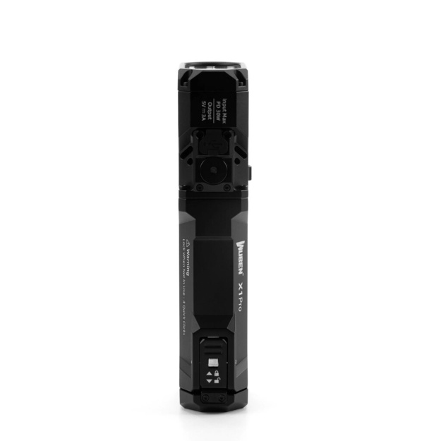 Wuben X1 Pro Lukturis ar Power Bank Funkciju, 12 300 lm - Melns