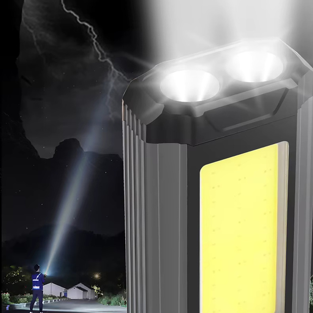 Wozinsky WLR-15W Work Lamp, 15W, 1500 lm, CREE LEDs, IPX6, with Power Bank Function
