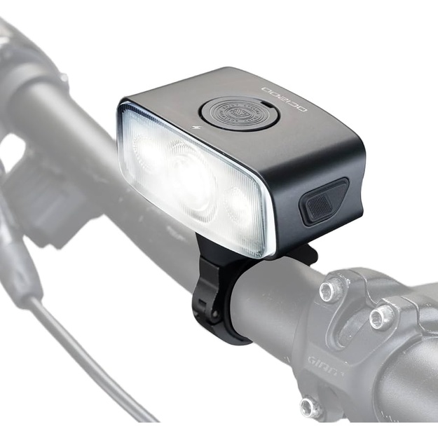 Rockbros QC1200 priek&scaron;ējais velosipēda lukturis, 1200 lm, USB-C 