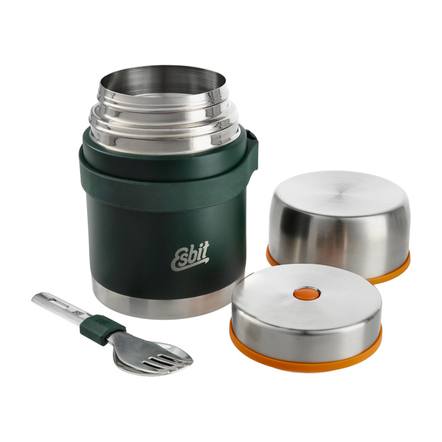 Esbit Classic pārtikas termoss ar piederumu komplektu, 0,75 L, Forest Green