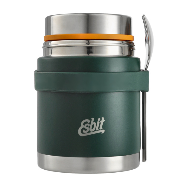 Esbit Classic pārtikas termoss ar piederumu komplektu, 0,75 L, Forest Green