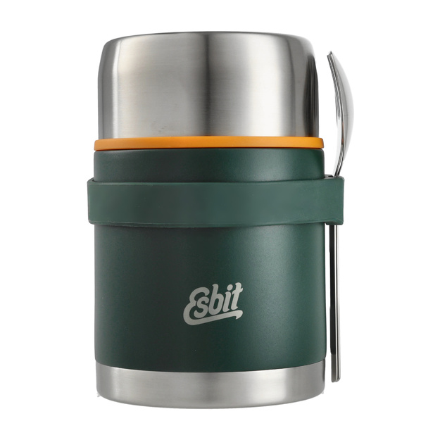 Esbit Classic pārtikas termoss ar piederumu komplektu, 0,75 L, Forest Green