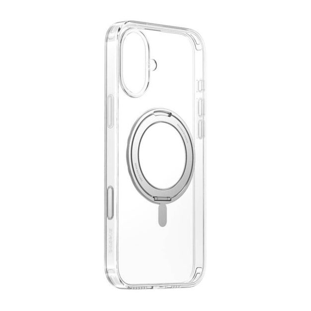 Baseus SkyRing 360&deg; iP16 magnetic case with stand (transparent)