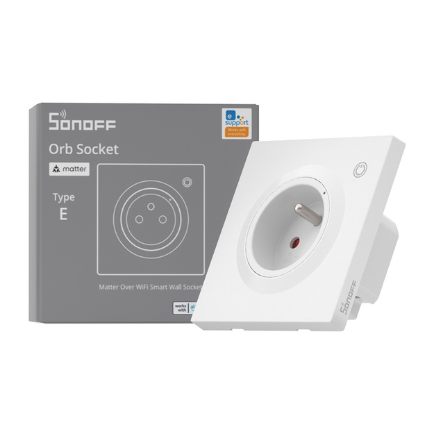 Sonoff WS01TPE-E WiFi Smart Wall Socket (Type E)