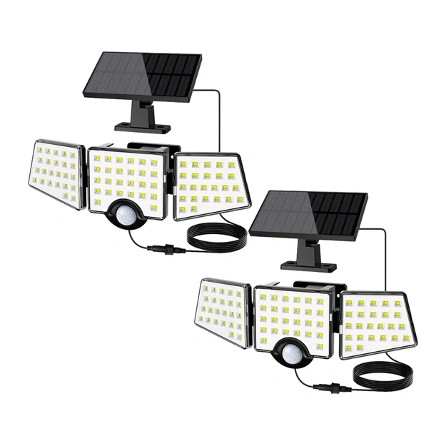 LEPRO 640005-DW-2 Solar Lamp, 2-Pack