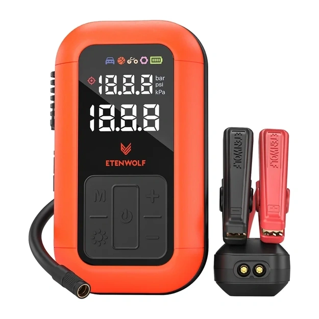 Etenwolf X6 Pro Car Air Compressor, 11.03 bar, 8000 mAh