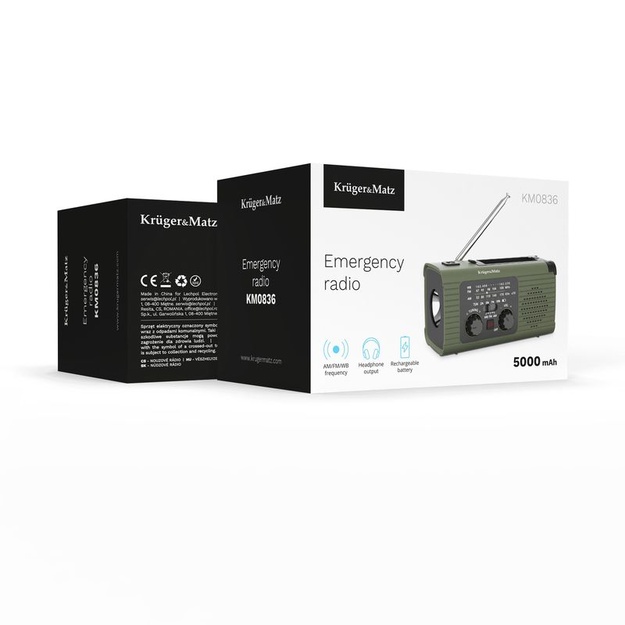 Перезаряжаемый радиоприемник 2000 mAh KM0835
