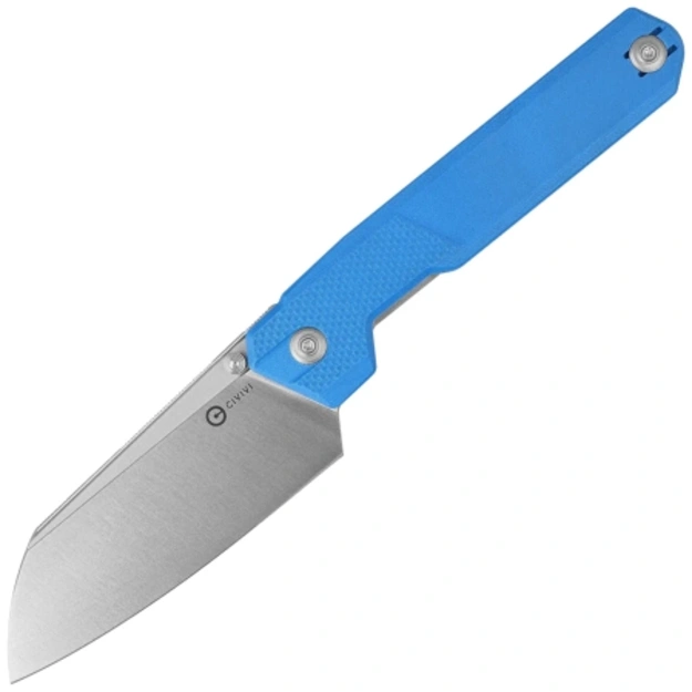 Civivi Hid Blue G10, Satin 14C28N Folding Knife by Ostap Hel (C23008-5)