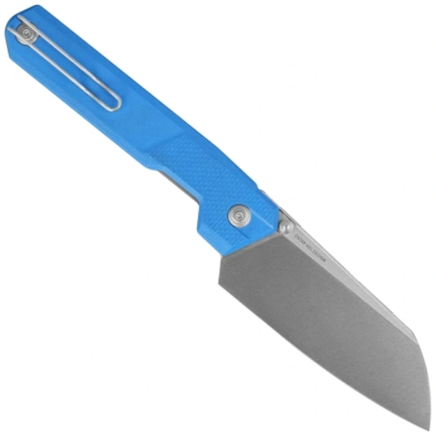 Civivi Hid Blue G10, Satin 14C28N Folding Knife by Ostap Hel (C23008-5)
