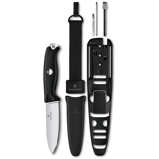 Victorinox Venture Pro fiksēta asmens nazis, 3.0903.3F, melns
