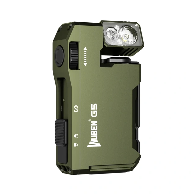 WUBEN G5 edc flashlight 400lm, army green