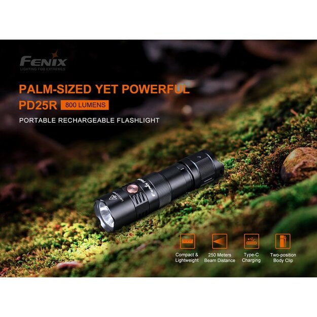 Fenix ​​flashlight PD25R LED