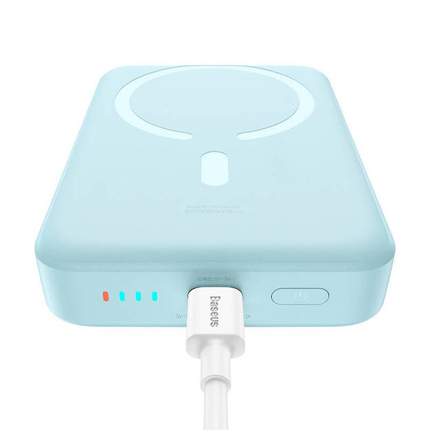 Power Bank mini Baseus 10000 мАч, USB-C, 30 Вт, синий