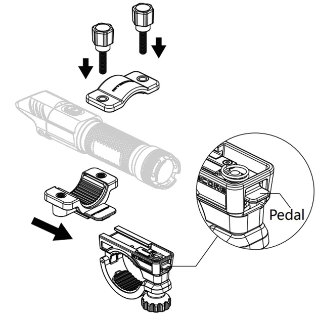 Nitecore BM03 universāls lukturī&scaron;u turētājs