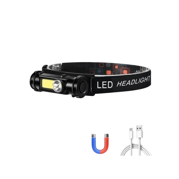 Lukturis galvā USB + magnēts