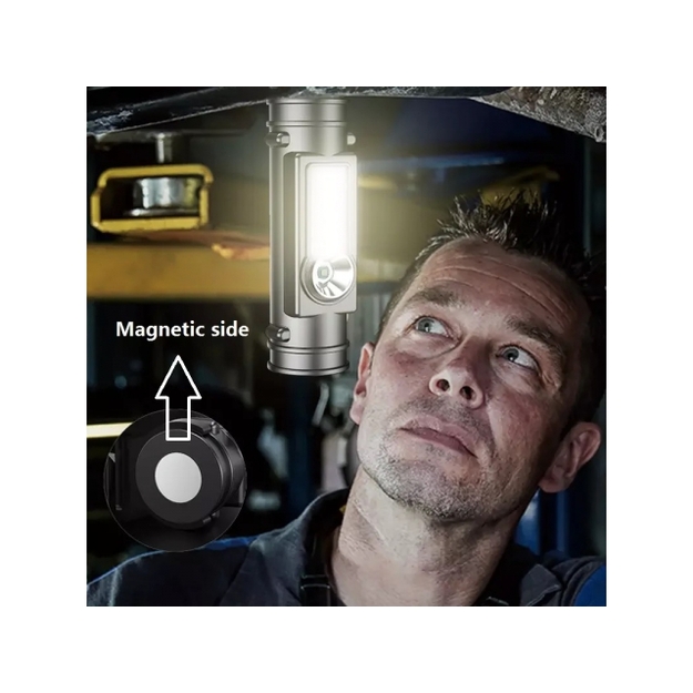 Lukturis galvā USB + magnēts