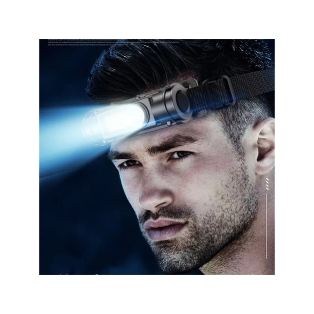 Lukturis galvā USB + magnēts