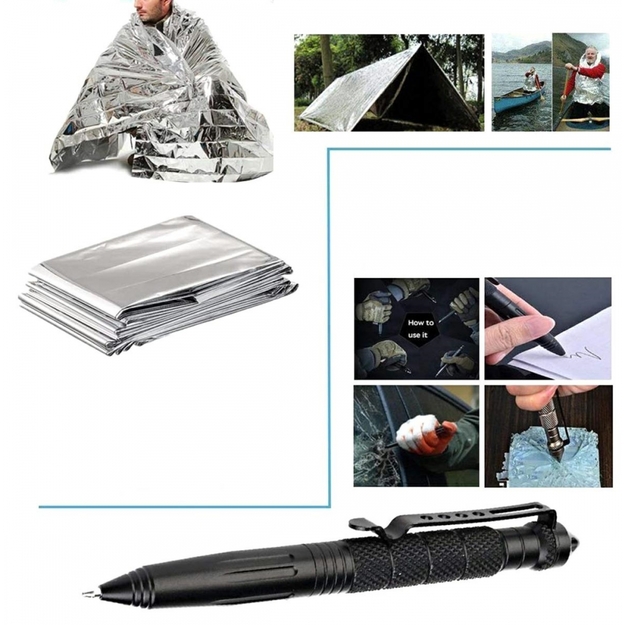 Tūristu izdzīvo&scaron;anas komplekts 12in1