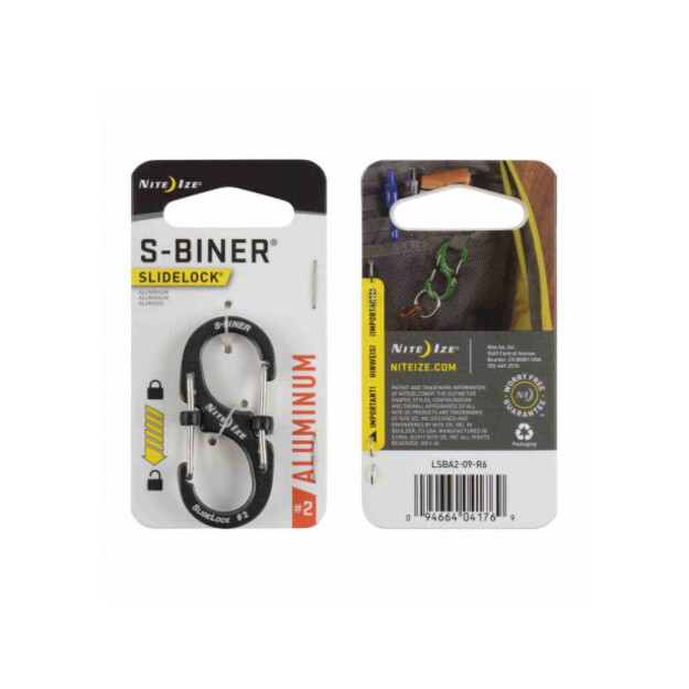 Nite Ize S-Biner Slidelock 2 karabīne LSBA2-09-R6