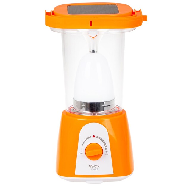 Vayox VA0125 710lm uzlādējams kempinga lukturis ar saules paneli