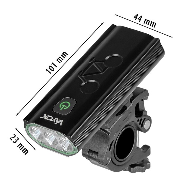 Vayox velosipēdu gaisma 3*XML1 LED 6500K 980lm VA0112