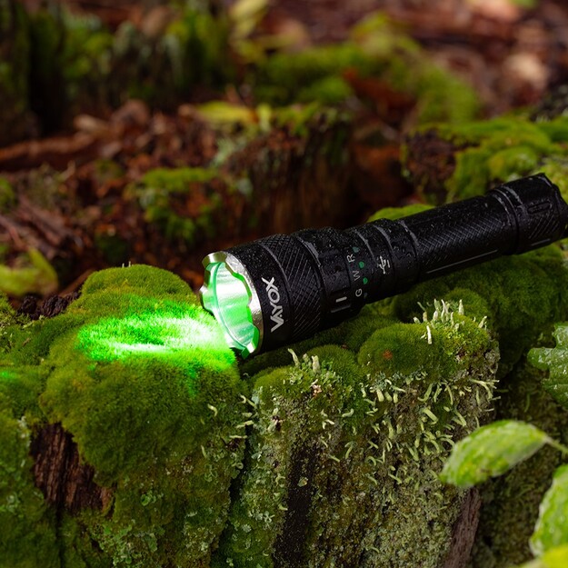 Vayox Pro Series 3 krāsu SST40 taktiskais lukturis 1500lm VA0099