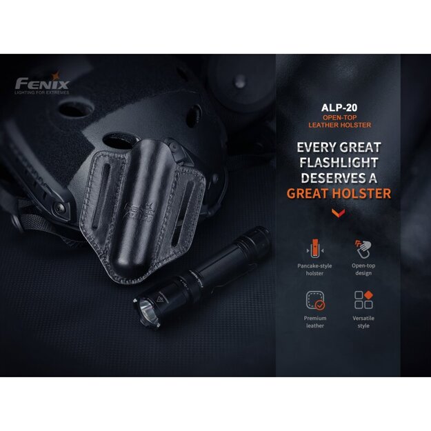 Fenix ​​ALP-20 leather holster TK16 V2.0, TK20R V2.0, PD36R...